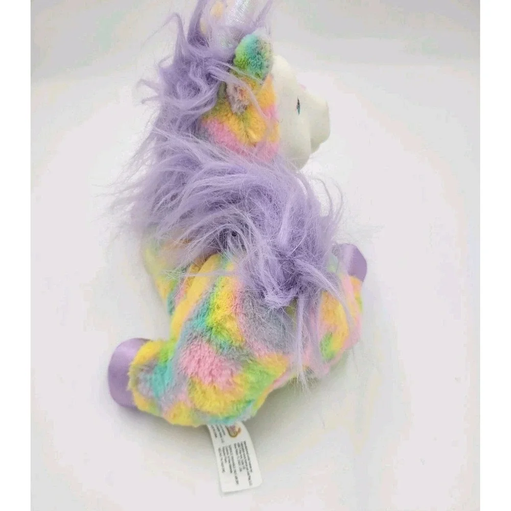 Unicorn Surprise Stuffed Animal Plush Rainbow Unicorn 1 Baby Secret Pocket 10.5